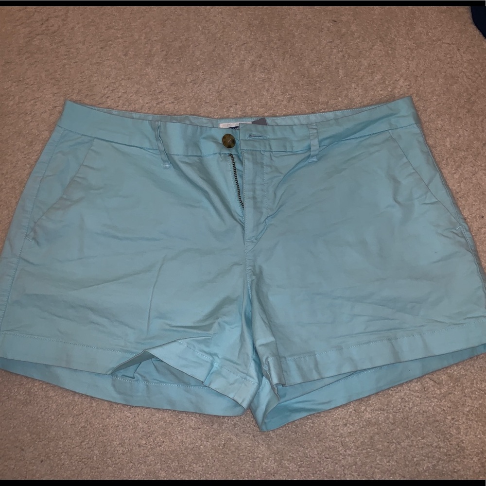 blue cotton shorts